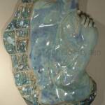 "Back No. 4"
by Michelle Heyden
glazed stoneware tiles & grout
22" x 14.5" x 4"