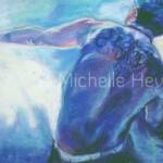 "Meant for the Stage"  
by Michelle Heyden
chalk pastel & pencil
12" x 23"