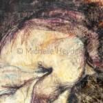 "Morning Theft"
by Michelle Heyden
chalk pastel, gel medium, & charcoal